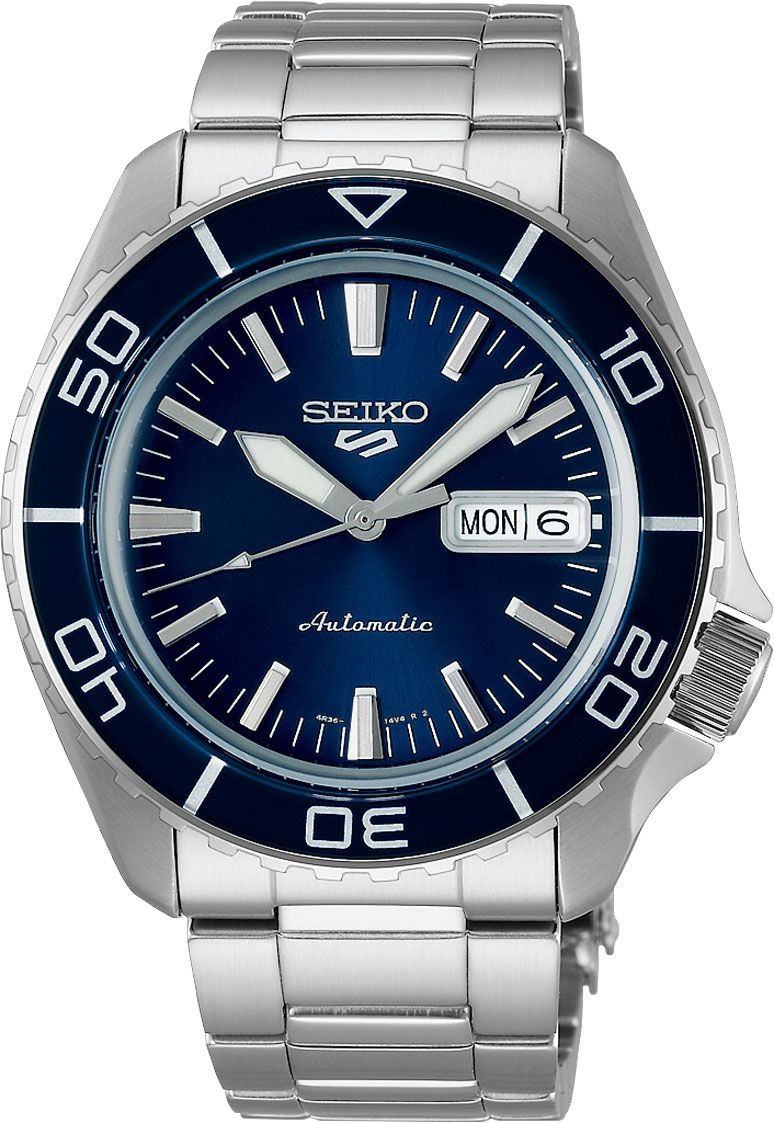 Seiko 5 Sports Automatic Men Watches in Round case & Blue Dial SRPK97K1