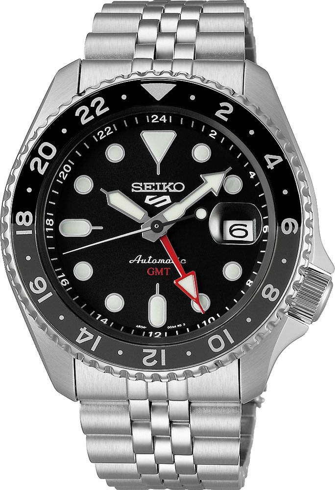 Seiko 5 Sports Automatic Men Watches in Round case & Black Dial SSK001K1