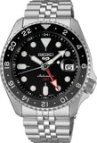 Seiko 5 Sports Automatic Men Watches in Round case & Black Dial SSK001K1