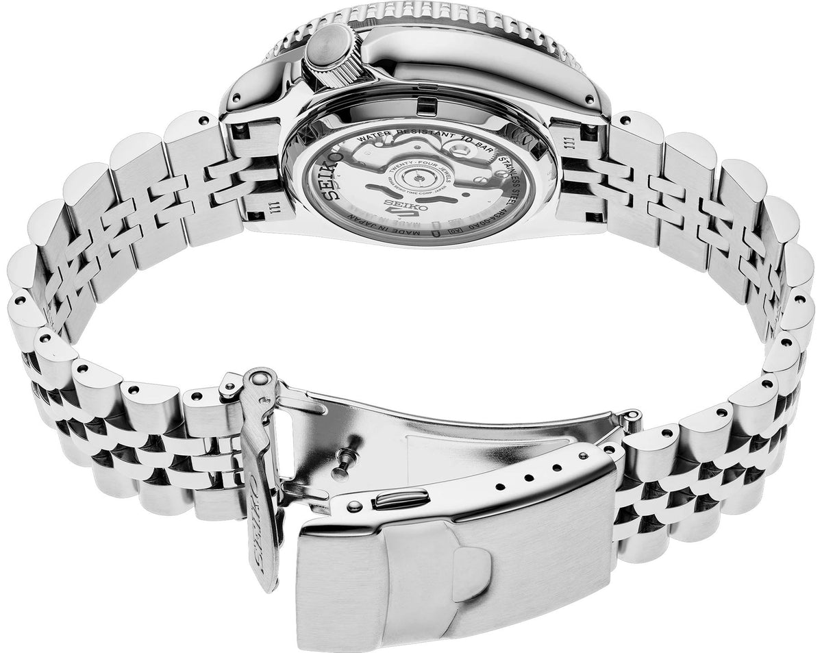 Seiko 5 Sports Automatic Men Watches in Round case & Black Dial SSK001K1