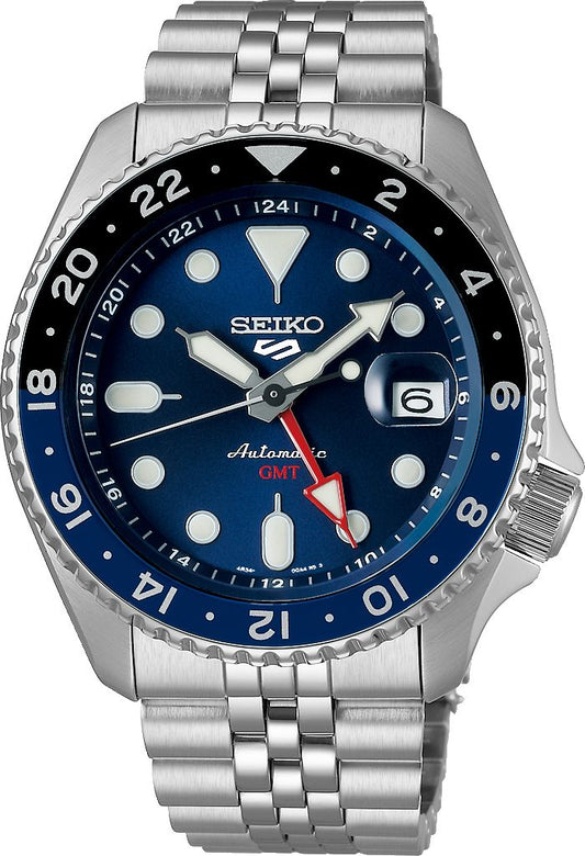 Seiko 5 Sports Automatic Men Watches in Round case & Blue Dial SSK003K1
