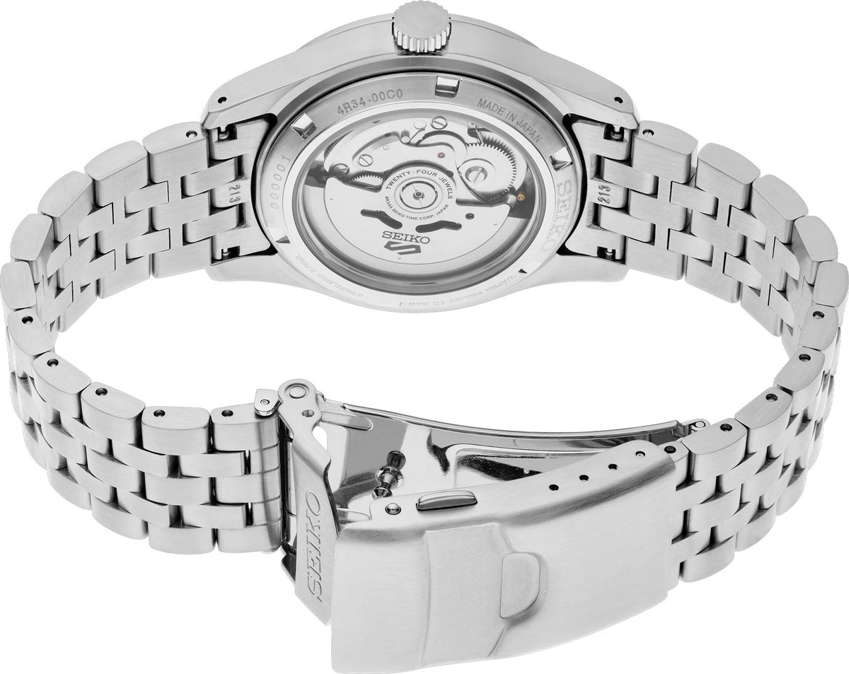 Seiko 5 Sports Automatic Men Watches in Round case & Black Dial SSK023K1