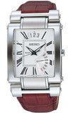 Seiko Conceptual Quartz Men Watches in Rectangular case & White Dial SPQ011P1