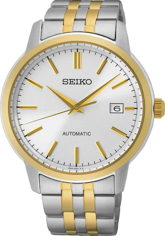 Seiko Dress Automatic Men Watches in Round case & White Dial SRPH92K1