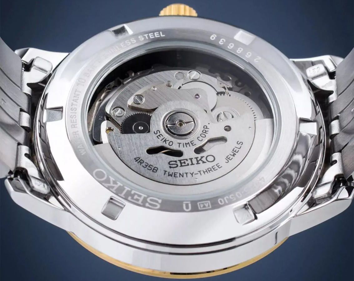 Seiko Dress Automatic Men Watches in Round case & White Dial SRPH92K1