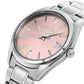 Seiko Dress Quartz Men Watches in Round case & Salmon Dial SUR523P1