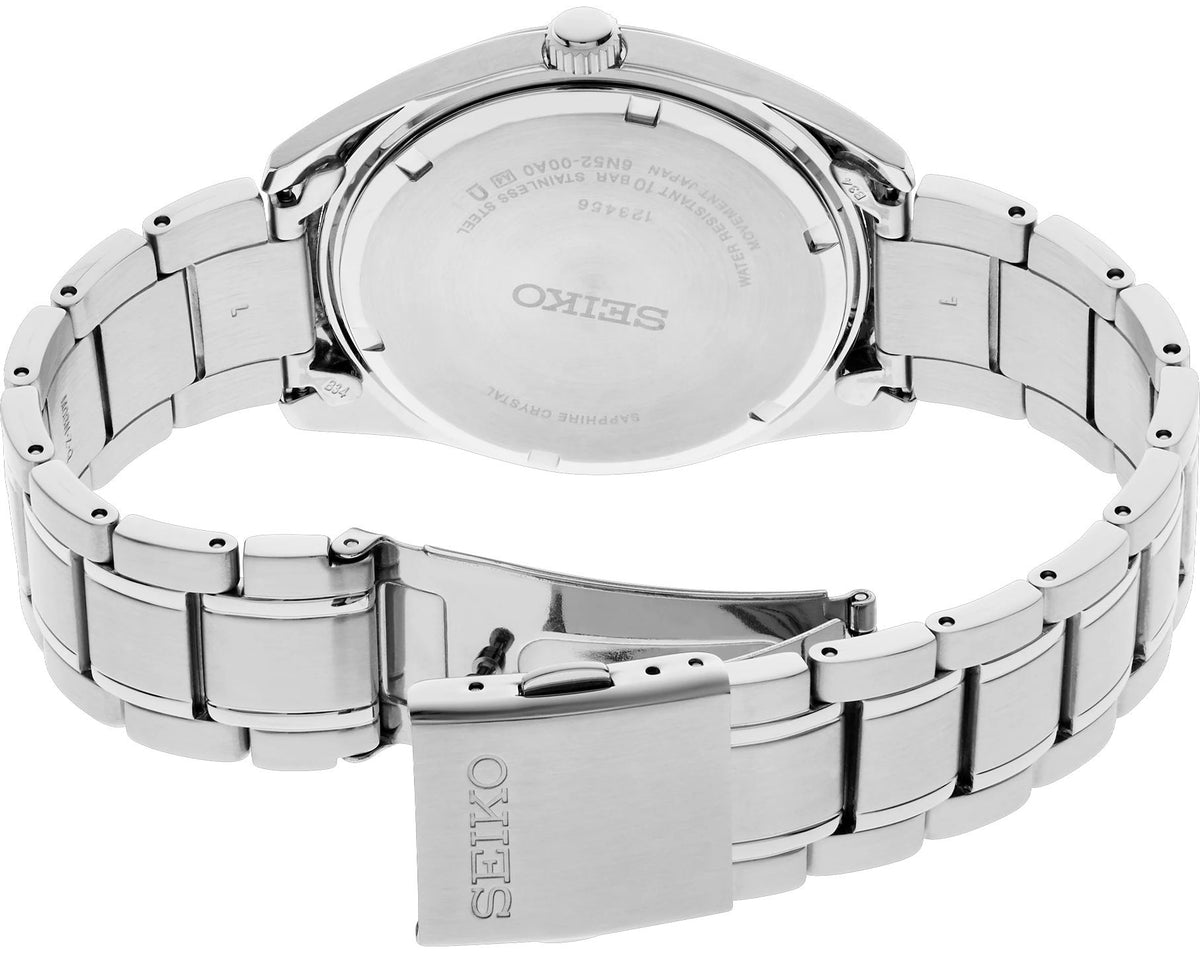 Seiko Dress Quartz Men Watches in Round case & Blue Dial SUR525P1