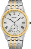 Seiko Conceptual Quartz Men Watches in Round case & White Dial SRK048P1