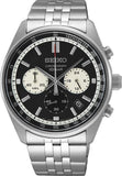 Seiko Dress Quartz Men Watches in Round case & Black Dial SSB429P1
