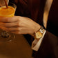 Seiko Presage Automatic Women Watches in Round case & Gold Dial SRE018J1