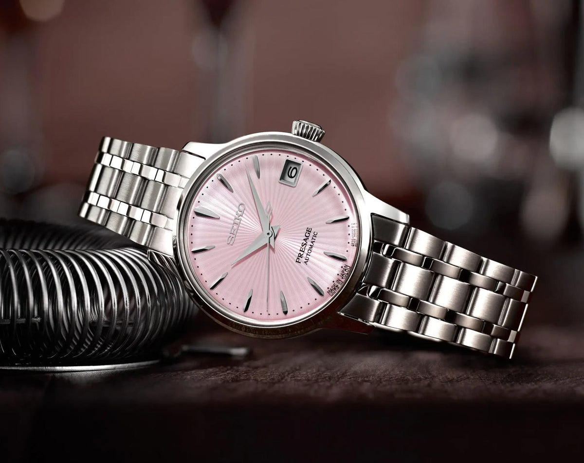 Seiko Presage Automatic Women Watches in Round case & Pink Dial SRP839J1