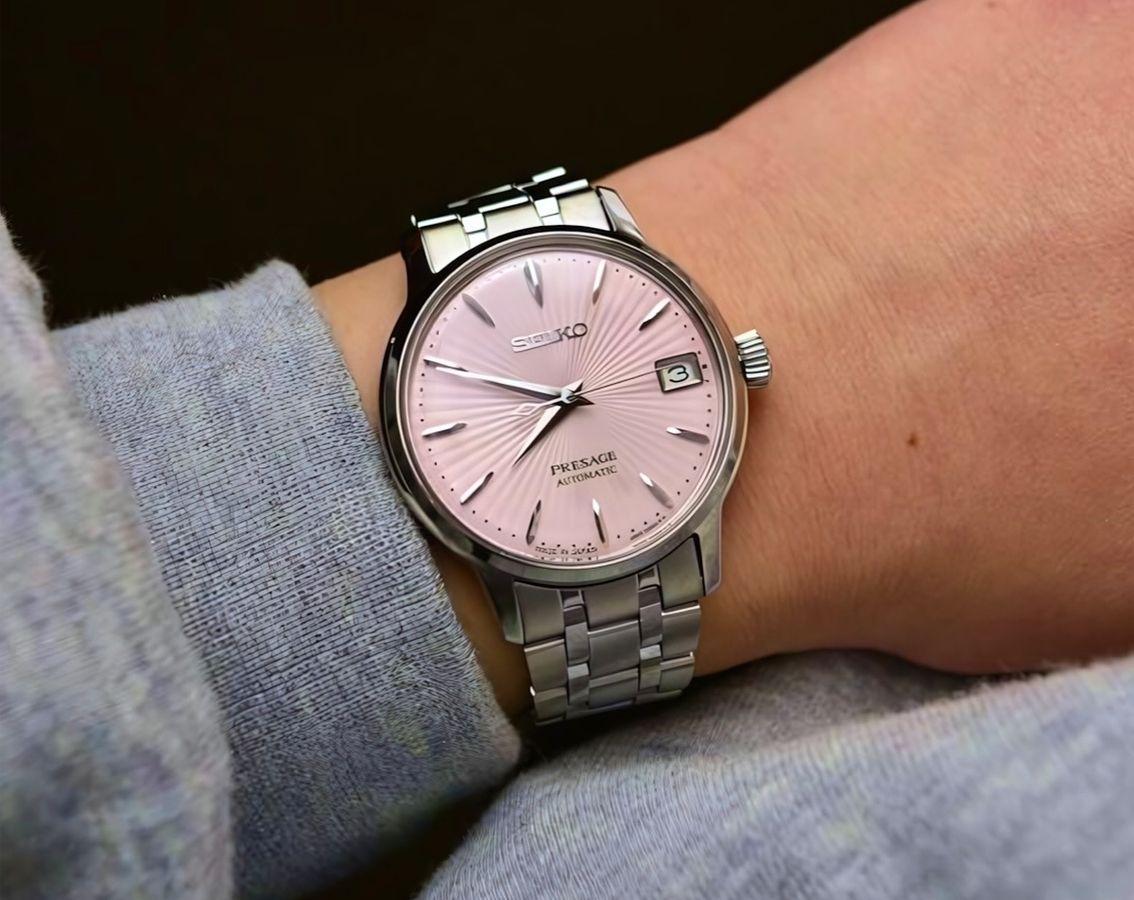 Seiko Presage Automatic Women Watches in Round case & Pink Dial SRP839J1