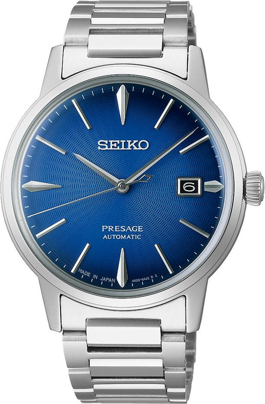 Seiko Presage Automatic Men Watches in Round case & Blue Dial SRPJ13J1