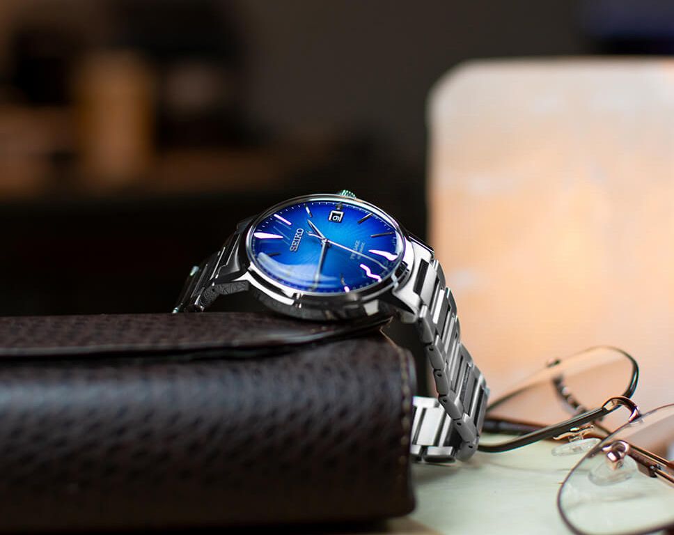 Seiko Presage Automatic Men Watches in Round case & Blue Dial SRPJ13J1