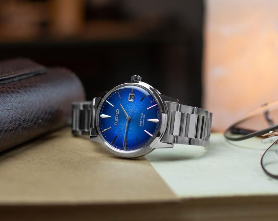 Seiko Presage Automatic Men Watches in Round case & Blue Dial SRPJ13J1