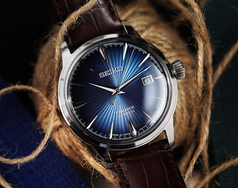 Seiko Presage Automatic Men Watches in Round case & Blue Dial SRPK15J1