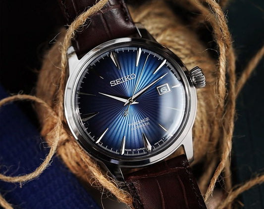 Seiko Presage Automatic Men Watches in Round case & Blue Dial SRPK15J1