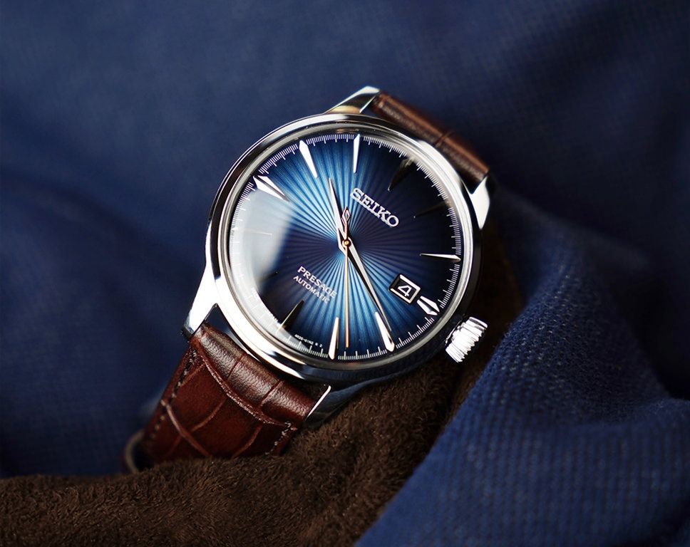 Seiko Presage Automatic Men Watches in Round case & Blue Dial SRPK15J1