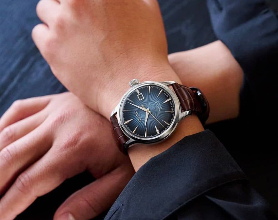 Seiko Presage Automatic Men Watches in Round case & Blue Dial SRPK15J1