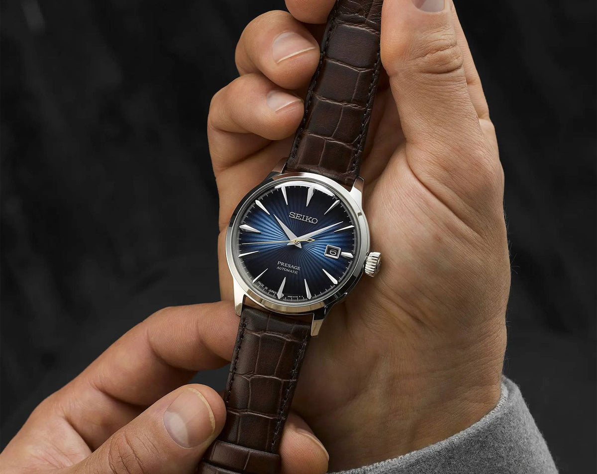 Seiko Presage Automatic Men Watches in Round case & Blue Dial SRPK15J1