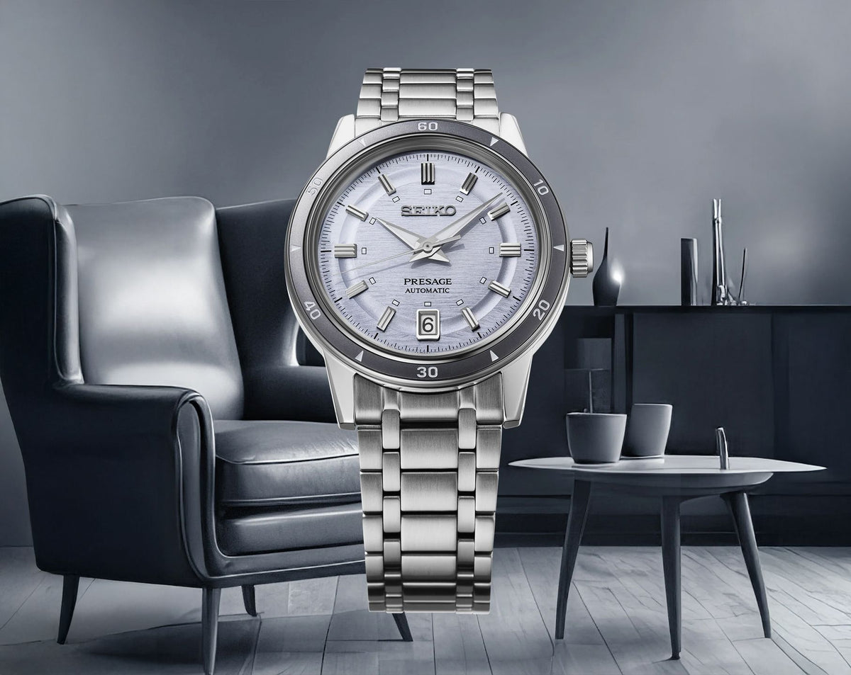 Seiko Presage Automatic Men Watches in Round case & Blue Dial SRPL73J1