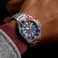 Seiko Prospex Solar Powered Men Watches in Round case & Blue Dial SNE595P1