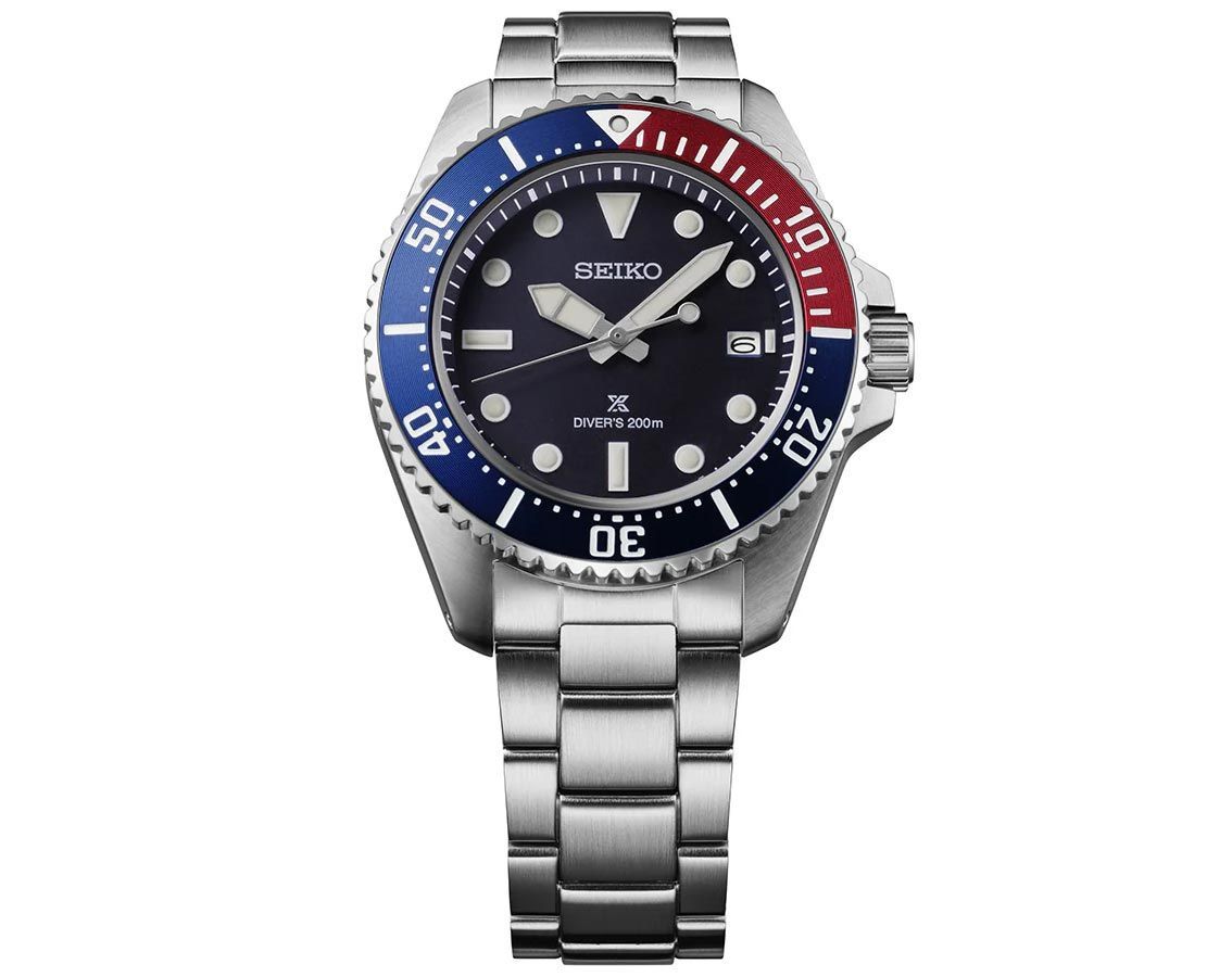 Seiko Prospex Solar Powered Men Watches in Round case & Blue Dial SNE595P1