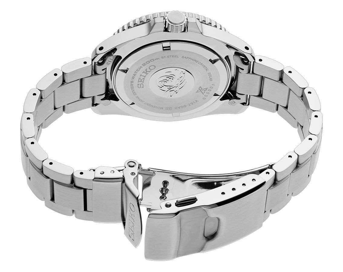 Seiko Prospex Solar Powered Men Watches in Round case & Blue Dial SNE595P1