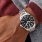 Seiko Prospex Solar Powered Men Watches in Round case & Black Dial SNE597P1