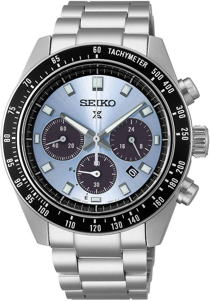 Seiko Prospex Solar Powered Men Watches in Round case & Blue Dial SSC935P1