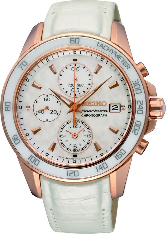 Seiko Sportura Quartz Women Watches in Round case & MOP Dial SNDX98P1