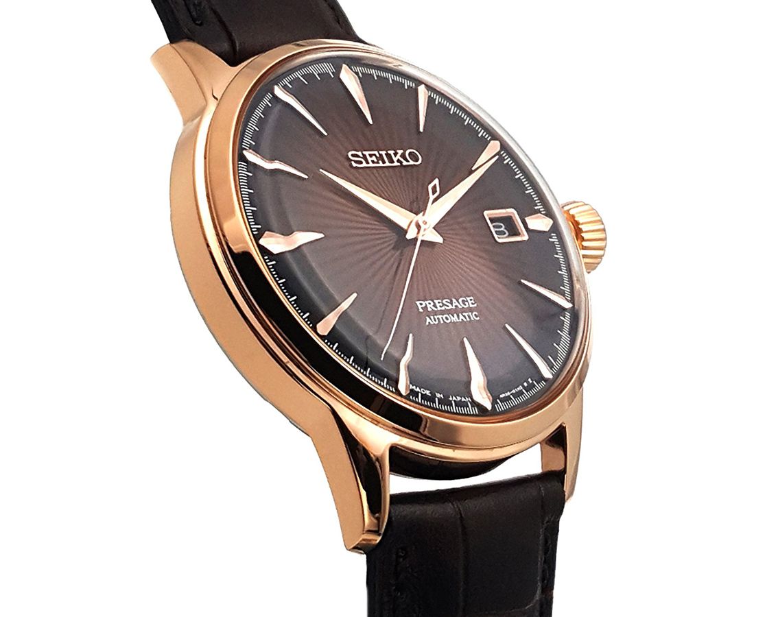 Seiko Presage Automatic Men Watches in Round case & Brown Dial SRPB46J1