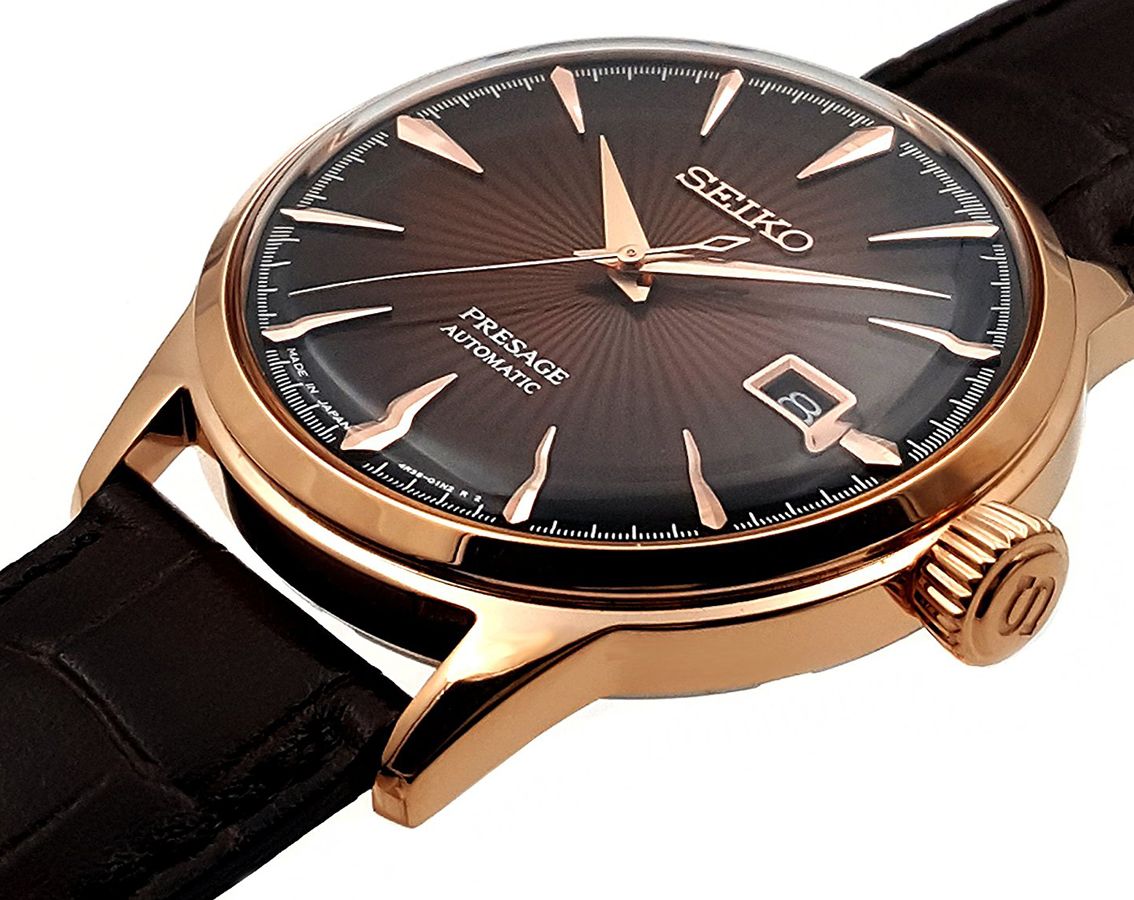 Seiko Presage Automatic Men Watches in Round case & Brown Dial SRPB46J1