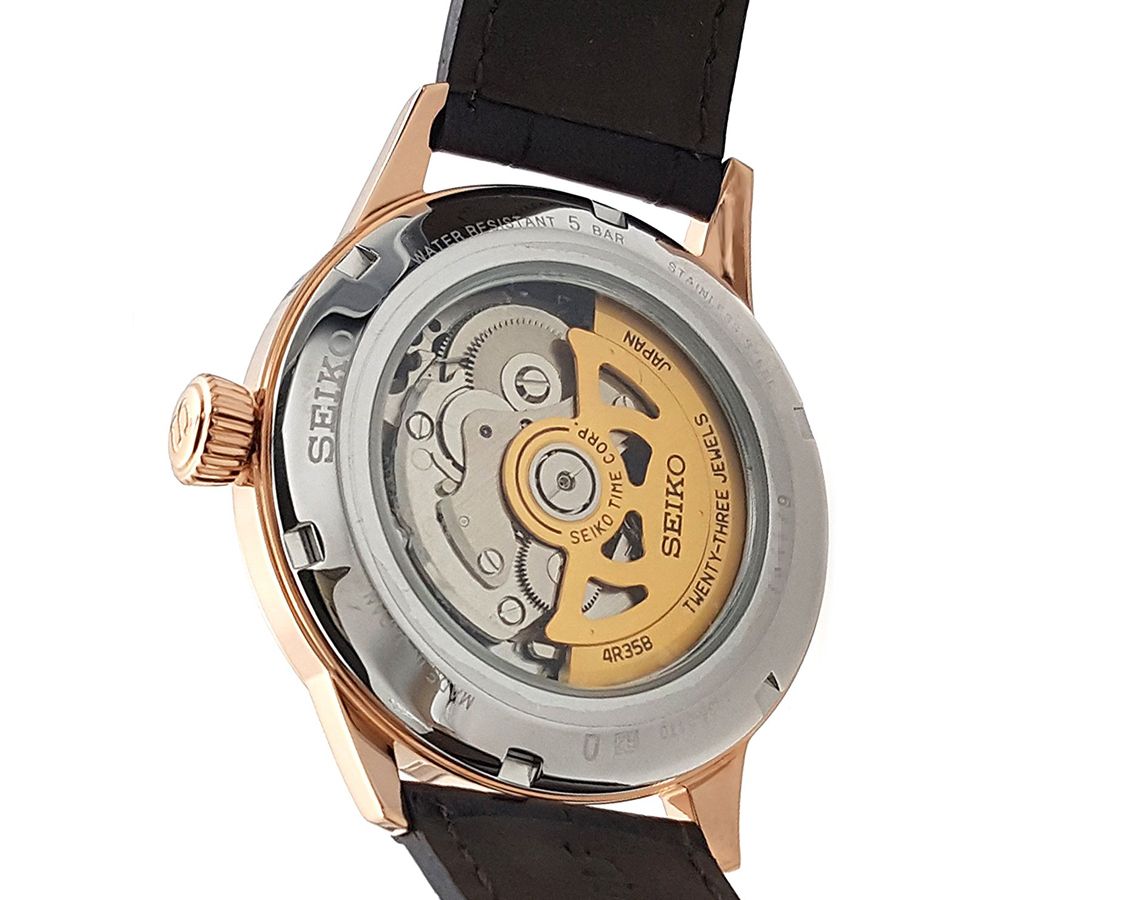 Seiko Presage Automatic Men Watches in Round case & Brown Dial SRPB46J1
