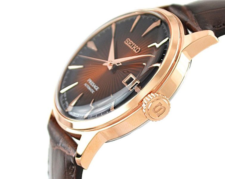 Seiko Presage Automatic Men Watches in Round case & Brown Dial SRPB46J1