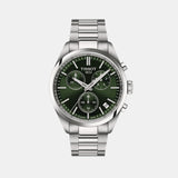 PR 100 Men Quartz Green Dial Chronograph Stainless Steel Watch T1504171109100