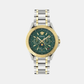 Moonphase Men Quartz Green Dial Multi-Function Stainless Steel Watch VE0K00325