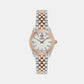 V-Code Women Quartz Silver Dial Analog Stainless Steel Watch VE8I00624