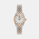 V-Code Women Quartz Silver Dial Analog Stainless Steel Watch VE8I00624